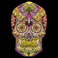 Giant Sugar Floral Sugar Skull Poster