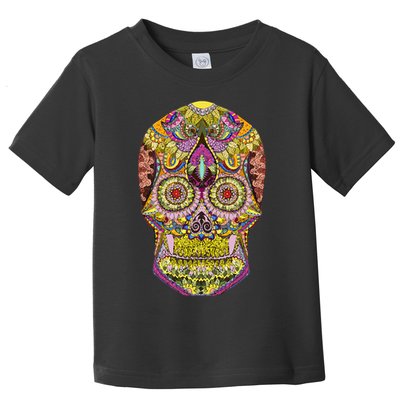 Giant Sugar Floral Sugar Skull Toddler T-Shirt