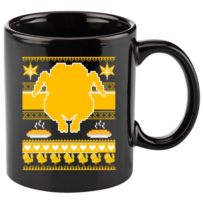 Giant Trukey Ugly Thanksgiving 11oz C Handle Ceramic Mug