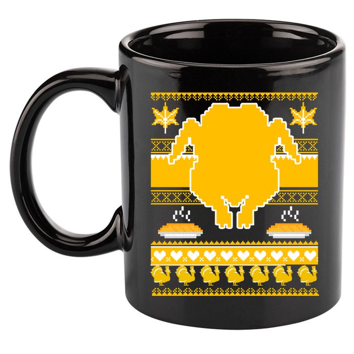 Giant Trukey Ugly Thanksgiving 11oz C Handle Ceramic Mug