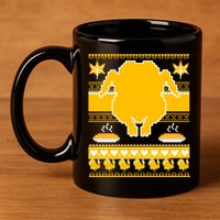 Giant Trukey Ugly Thanksgiving 11oz C Handle Ceramic Mug