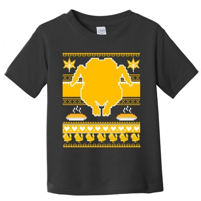 Giant Trukey Ugly Thanksgiving Toddler T-Shirt