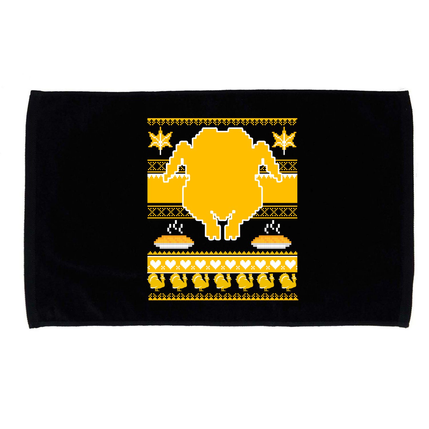 Giant Trukey Ugly Thanksgiving Microfiber Hand Towel