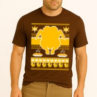 Giant Trukey Ugly Thanksgiving Cooling Performance Crew T-Shirt