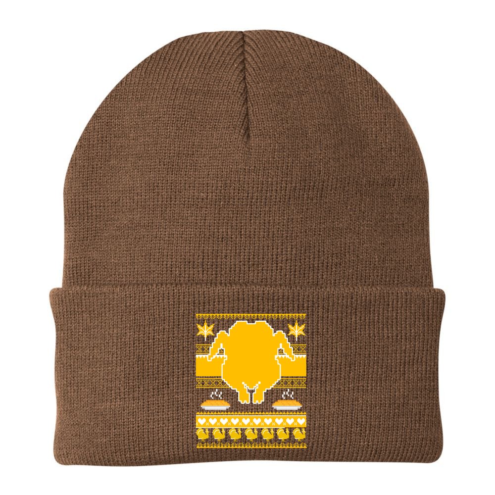 Giant Trukey Ugly Thanksgiving Beanie