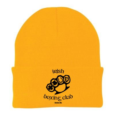 Great Irish Boxing Club Boston Fighting Pub St Patrick Great Gift Knit Cap Winter Beanie