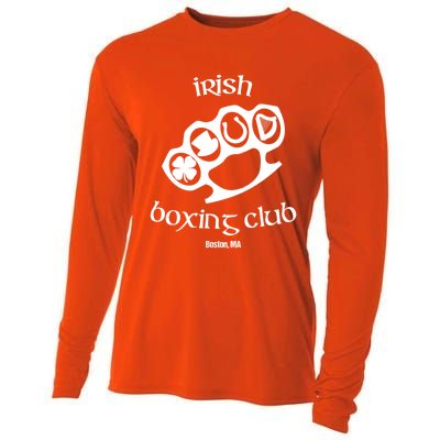 Great Irish Boxing Club Boston Fighting Pub St Patrick Great Gift Cooling Performance Long Sleeve Crew