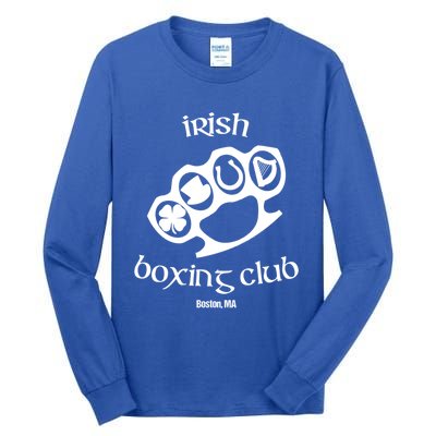 Great Irish Boxing Club Boston Fighting Pub St Patrick Great Gift Tall Long Sleeve T-Shirt