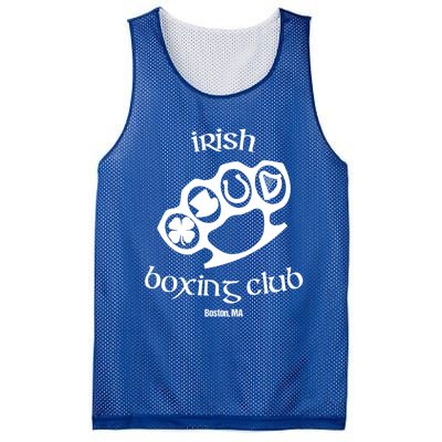 Great Irish Boxing Club Boston Fighting Pub St Patrick Great Gift Mesh Reversible Basketball Jersey Tank