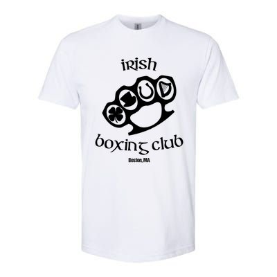 Great Irish Boxing Club Boston Fighting Pub St Patrick Great Gift Softstyle CVC T-Shirt