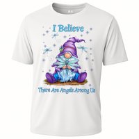 Gnome I Believe There Are Angels Among Us Dragonfly Cooling Performance Crew T-Shirt
