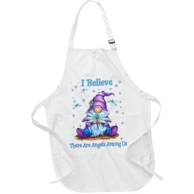 Gnome I Believe There Are Angels Among Us Dragonfly Apron