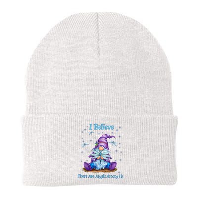 Gnome I Believe There Are Angels Among Us Dragonfly Beanie