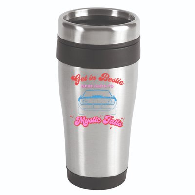 Get In Bestie Were Going To Mystic Falls Virginia Vervain 16oz Travel Tumbler
