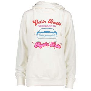 Get In Bestie Were Going To Mystic Falls Virginia Vervain Womens Funnel Neck Pullover Hood