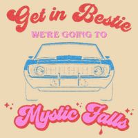Get In Bestie Were Going To Mystic Falls Virginia Vervain Drawstring Bag
