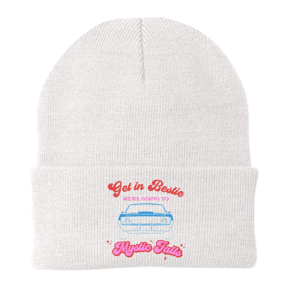 Get In Bestie Were Going To Mystic Falls Virginia Vervain Beanie