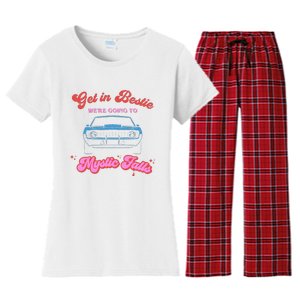 Get In Bestie Were Going To Mystic Falls Virginia Vervain Women's Flannel Pajama Set