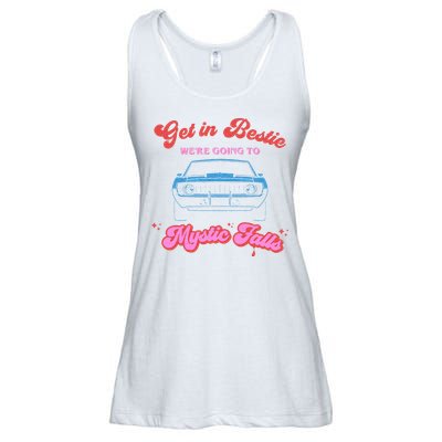 Get In Bestie Were Going To Mystic Falls Virginia Vervain Ladies Essential Flowy Tank