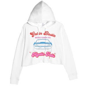 Get In Bestie Were Going To Mystic Falls Virginia Vervain Crop Fleece Hoodie