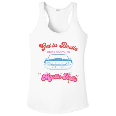 Get In Bestie Were Going To Mystic Falls Virginia Vervain Ladies PosiCharge Competitor Racerback Tank