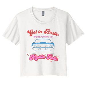 Get In Bestie Were Going To Mystic Falls Virginia Vervain Women's Crop Top Tee