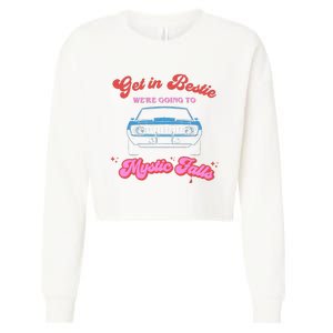 Get In Bestie Were Going To Mystic Falls Virginia Vervain Cropped Pullover Crew