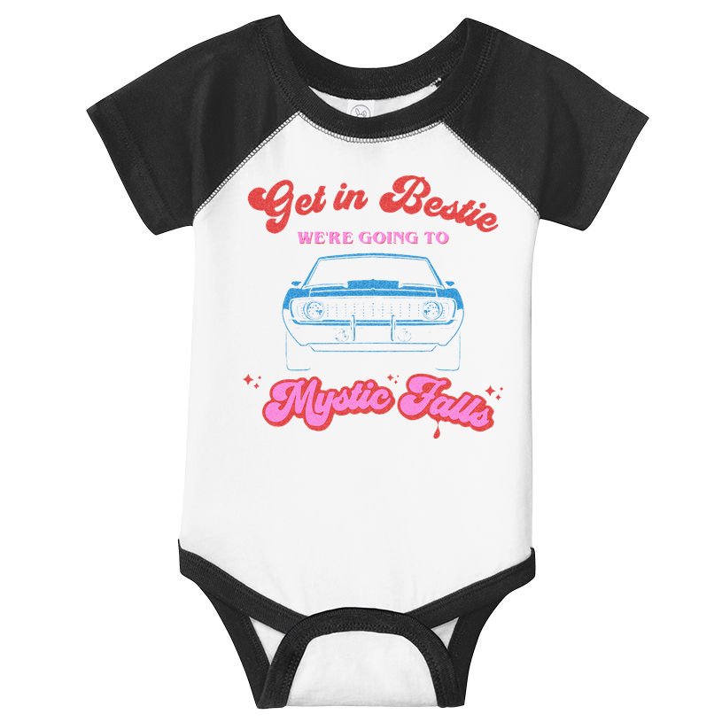 Get In Bestie Were Going To Mystic Falls Virginia Vervain Infant Baby Jersey Bodysuit