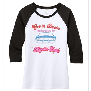 Get In Bestie Were Going To Mystic Falls Virginia Vervain Women's Tri-Blend 3/4-Sleeve Raglan Shirt