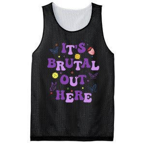 God ItS Brutal Out Here Music Lover Fun Mesh Reversible Basketball Jersey Tank