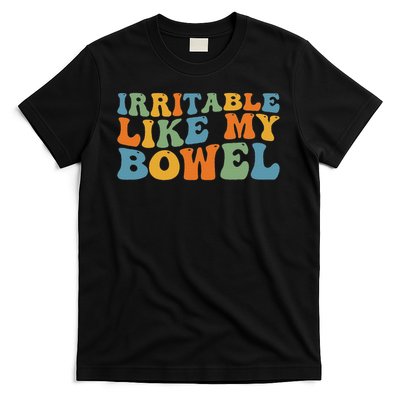 Groovy Irritable Bowel Ibs Awareness Tummy Ache Fighter T-Shirt