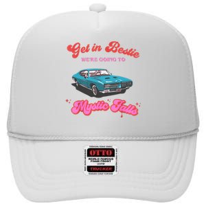 Get In Bestie WeRe Going To Mystic Falls Virginia Vervain High Crown Mesh Back Trucker Hat