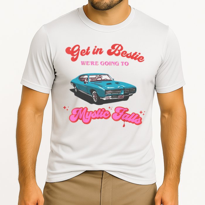 Get In Bestie WeRe Going To Mystic Falls Virginia Vervain Cooling Performance Crew T-Shirt