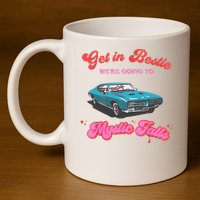 Get In Bestie WeRe Going To Mystic Falls Virginia Vervain 11oz C Handle Ceramic Mug