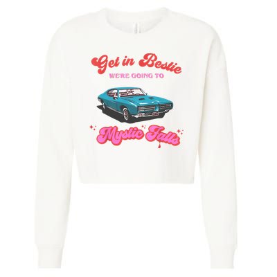 Get In Bestie WeRe Going To Mystic Falls Virginia Vervain Cropped Pullover Crew