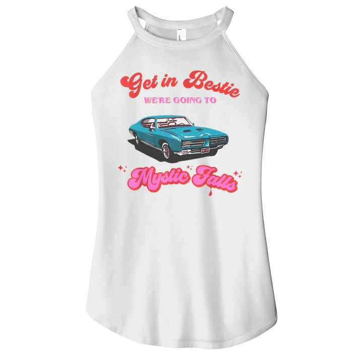 Get In Bestie WeRe Going To Mystic Falls Virginia Vervain Women's Perfect Tri Rocker Tank