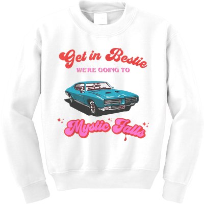 Get In Bestie WeRe Going To Mystic Falls Virginia Vervain Kids Sweatshirt