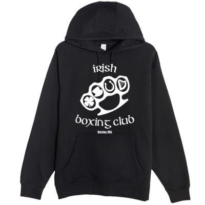 Great Irish Boxing Club Boston Fighting Pub St Patrick Gift Premium Pullover Hoodie