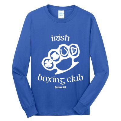 Great Irish Boxing Club Boston Fighting Pub St Patrick Gift Tall Long Sleeve T-Shirt