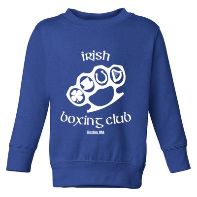 Great Irish Boxing Club Boston Fighting Pub St Patrick Gift Toddler Sweatshirt