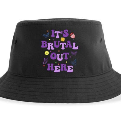 God ItS Brutal Out Here Music Lover Fun Sustainable Bucket Hat