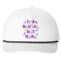 God ItS Brutal Out Here Music Lover Fun Snapback Five-Panel Rope Hat