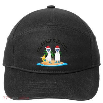 Galapagos Islands Blue Footed Booby Bird Christmas 7-Panel Snapback Hat
