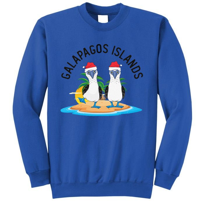 Galapagos Islands Blue Footed Booby Bird Christmas Sweatshirt