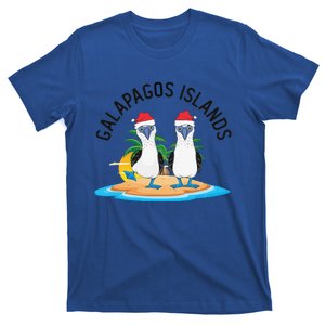 Galapagos Islands Blue Footed Booby Bird Christmas T-Shirt