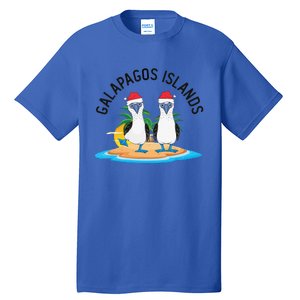 Galapagos Islands Blue Footed Booby Bird Christmas Tall T-Shirt