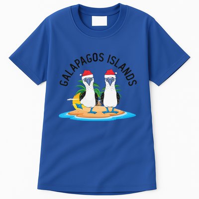 Galapagos Islands Blue Footed Booby Bird Christmas Tall T-Shirt
