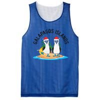 Galapagos Islands Blue Footed Booby Bird Christmas Mesh Reversible Basketball Jersey Tank