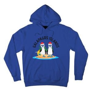 Galapagos Islands Blue Footed Booby Bird Christmas Tall Hoodie