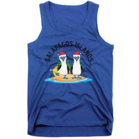 Galapagos Islands Blue Footed Booby Bird Christmas Tank Top